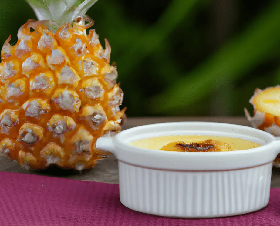Pineapple Crème Brûlée