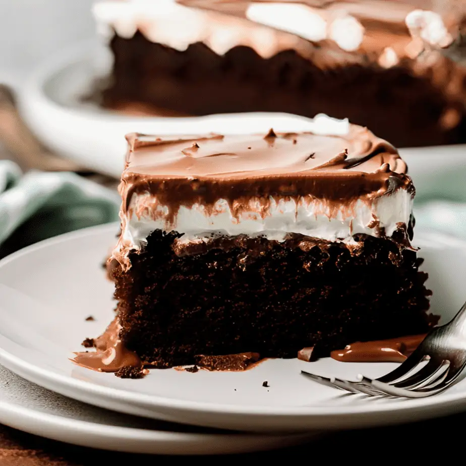 Mississippi Mud Cake (Zoomed Out)